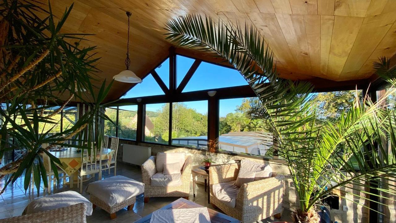 Maison De Charme Piscine Couverte Chauffee Mayrinhac-Lentour Luaran gambar